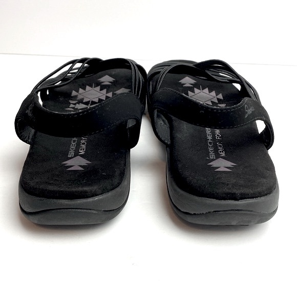 Skechers Women's Reggae Slim - Sunnyside Open Toe Sling Back Sandal Size 10 - Picture 8 of 12